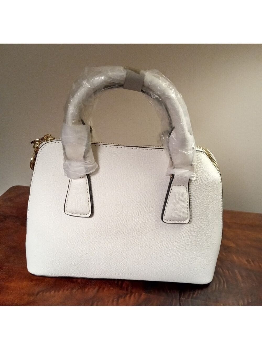 CXL Christian LaCroix Hannah Dome Satchel White Mini NWT - Picture 3 of 6